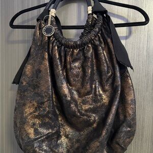 Beautiful brown and black Stella McCartney hobo bag